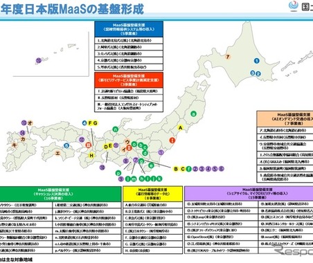 ポストコロナ時代の「日本版MaaS」を推進へ、国交省が支援先を決定 画像