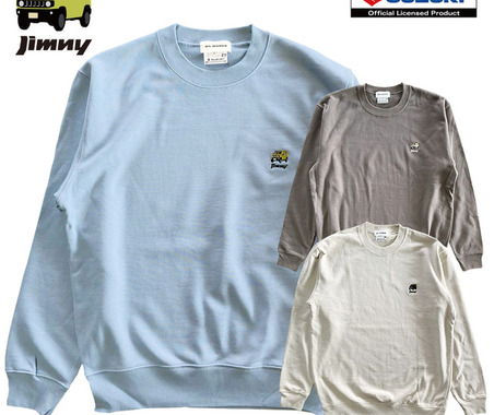 寒い季節、着心地にこだわったスウェットシャツ「スズキ ジムニー」コラボ商品 画像