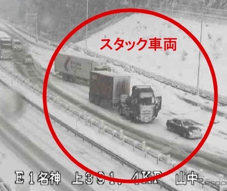冬の高速道路、装備と情報の確認を…NEXCO中日本 画像