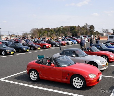 カプチーノやAZ-1など、軽スポーツカー150台が集う「北関東茶会」 画像