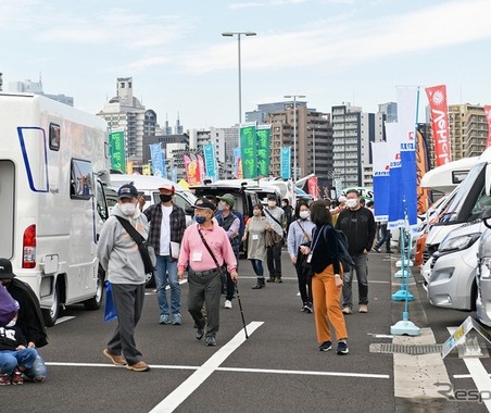 神奈川キャンピングカーフェア、川崎競馬場に120台が集結　4月22-23日 画像