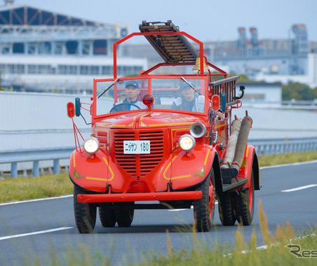 戦中戦後に活躍した「ニッサン180消防車」をレストア…東京国際消防防災展2023で披露予定 画像