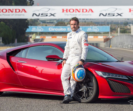 ホンダ NSX 新型、アロンソが試乗…「ブレーキ感覚はF1に近い」 画像