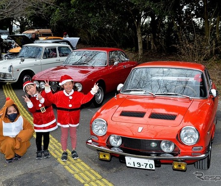 今年最後に名車・旧車たちが集まった…クリスマス ファイナルクラシックカーミーティングinアグリパークゆめすぎと 画像