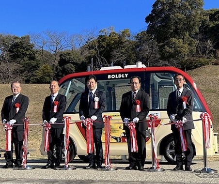 愛知県小牧市で自動運転バスの実証運行開始 画像