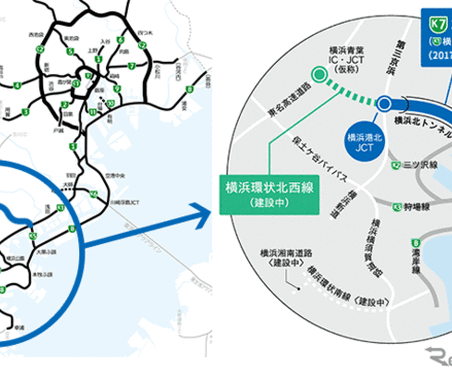 新横浜周辺から横浜港や羽田空港までのアクセスが向上！　首都高速「横浜北線」が3月18日に開通 画像