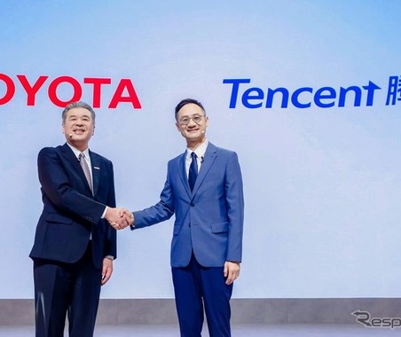 中国IT大手のテンセントとトヨタ自動車が戦略提携…北京モーターショー2024で発表 画像