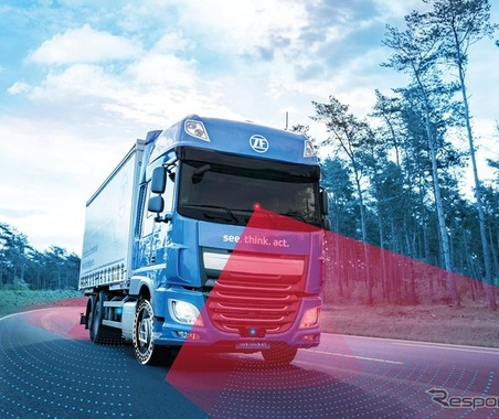 ZF、商用車向け先進運転支援システム発表…自動で車線変更が可能に 画像