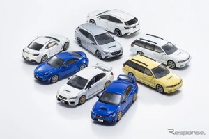 「ファミマで買えるミニカー」新作はスバル4車種…KYOSHO 64 Collection 画像