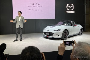 マツダ 毛籠社長「エンジン開発をあきらめない」…東京オートサロン2025 画像