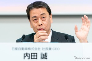 日産の内田社長「当初の枠組みと異なる提案があった」…ホンダ日産の経営統合、検討を中止 画像