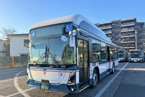いすゞ『エルガEV』、京成バスが導入…東京・葛飾区で運行開始 画像