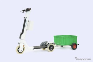三輪電動モビリティ『ストリーモ』業務利用パッケージ発売…閉所、未舗装路での巡回、運搬に対応 画像