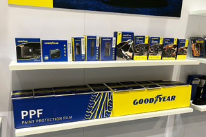 グッドイヤーのPPF、スプレー塗装ロボット、各種タイヤ、大型向けなど中国企業が驚きの商材を多数出展【IAAE2025】 画像