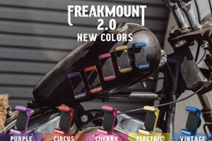 バイクの外観を損ねない！超強力マグネットのスマホホルダー「フリークマウント2.0」に新色5色 画像