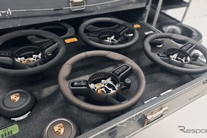 ポルシェ、廃車のプラスチックを再生…ステアリングホイール素材への利用に成功 画像