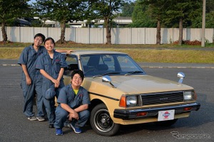 20歳の学生とZ世代の教官が45年前のサニー復活を目指して奮闘中…埼玉自動車大学校クラシックカークラブ 画像