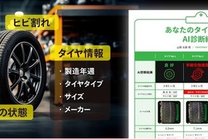 AI活用のタイヤ診断システム、中央海産が国内初公開へ…ジャパンモビリティショー2025 画像