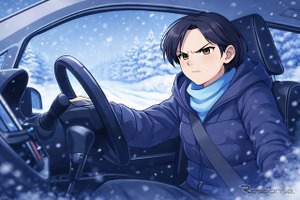 走行中に雪が降り出した！ どうする？　その際の行動と事前準備 画像