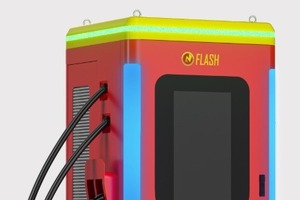 最大240kWのEV急速充電器「FLASH」、東京武蔵村山市に導入…災害時は無料開放も 画像