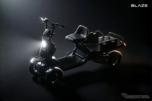 ブレイズ、特定小型原付初の4輪モデルを今春発売へ…免許不要で最高速度20km/h 画像