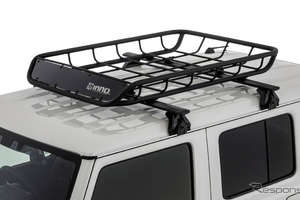 スッキリデザインで荷物も安定、カーメイトが新型「INNO ルーフバスケット100」発売 画像