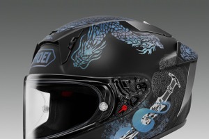 大蛇たちが乱舞！ SHOEIのフルフェイス『X-Fifteen オロチ』にブラック＆グリーンの新色登場 画像
