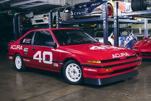 初代インテグラ、伝説のレースカーを復元…アキュラ創立40周年記念 画像