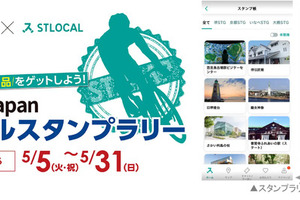 ゼンリン、STLOCALで「Tour of Japan 2026」デジタルスタンプラリー…5月5日から7都府県で実施 画像