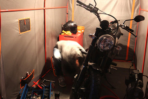 【夢のガレージライフ】大型バイクにも対応可能な「俺専用ガレージ」発売 画像