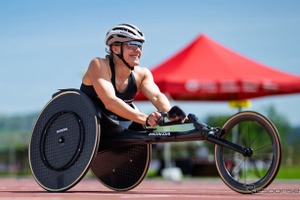 ホンダが支援、車いすレーサーのデブルナー選手が200mで世界記録更新 画像