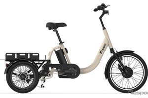 航続最大230km、事業者向けの電動アシスト3輪自転車を「BICYCLE-E・MOBILITY CITY EXPO 2026」で初公開…椿本チエイン 画像
