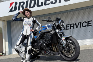 蘇った「CB-F」はサーキットでも楽しいのか？ スペンサー用にカスタム、特別なホンダ『CB1000Fレーサー』をことりちゃんが試す 画像