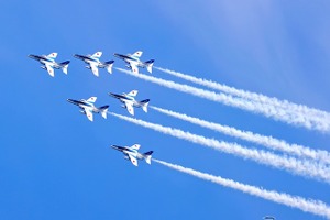 ブルーインパルス飛行ルート予告、蒲生田岬から北上…地上では道路混雑に注意　7月19日 画像