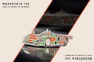 「MAZDA 787B」ピンバッジが登場、ル・マン優勝35周年を記念 画像