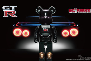 日産GT-R、生産終了記念「NISSAN GT-R BE@RBRICK 100% & 400%」…ミッドナイトパープルの限定デザインで7月2日発売 画像