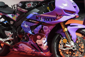 ホンダと「クロミ」鈴鹿8耐参戦！ レースマシンだけじゃないコラボ車両と「巨大キティちゃん」 画像