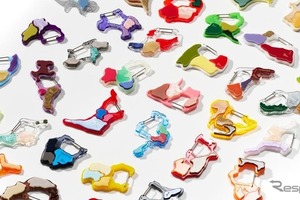 都道府県型「キーホルダー」全47種を発売…地図ブランドから誕生したカラビナ型アクリル雑貨…ゼンリン 画像