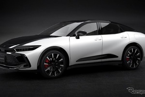 トヨタ「クラウン・クロスオーバー」改良新型のデザイン先行公開…9月発売へ 画像