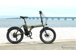 HUMMERブランド「電動アシスト折りたたみ自転車」発売、迫力のFATタイヤ採用 画像