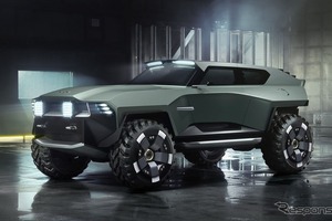 アストンマーティン、攻撃的な「全輪駆動」を表現したゲーム車両・デジタル限定軍用SUV『Dreadnought』発表 画像