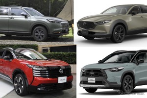 日産・キックス新型と、ライバル7車種を比較、ヴェゼルやCX-30など 画像