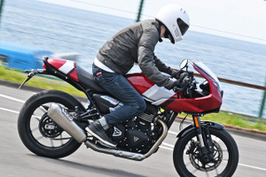 普通二輪免許で乗れる＆80万円台で買えるトライアンフ！  ネオレトロなカフェレーサー『スラクストン400』 画像