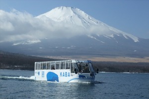 水陸両用バス「山中湖のカバ」、夏休み限定「夕涼み便」運航…8月8日から 画像