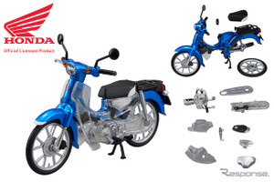 解体組み立てパズルとして楽しめる！　ホンダ『スーパーカブ110』が 12分の1スケールに…価格は7700円 画像