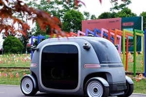 AI自動運転バス「RoboBus」、東京ドイツ村で実証実験へ…観光周遊から夜間無人警備まで 画像