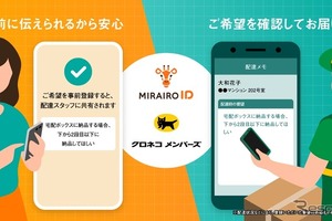クロネコメンバーズ、ミライロIDと連携…障害のある人が配達時の要望を事前登録可能に 画像