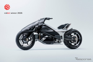 斬新すぎ！　ホンダの電動二輪「EV アウトライヤー・コンセプト」　世界的デザイン賞に 画像