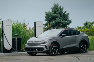 三菱『エクリプス スポーツバック EV』、NACS対応で今秋北米発売へ…日産『リーフ』のOEM 画像
