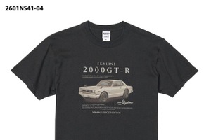 名車「日産スカイライン 2000GT-R」、デザインTシャツ予約開始…CAMSHOP.JP 画像